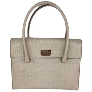 Kate Spade New York Sinclair Orchard Valley Croc Leather Shoulder Bag